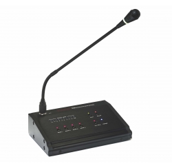 4-zone call microphone station compatible for amplifiers AM 4120 and AM 4240
