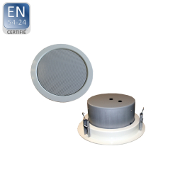 DLS-265FT-10W / EN5424 Haut-parleur plafond certifié EN 5424