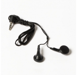 Disposable earphones for tour receiver boxes