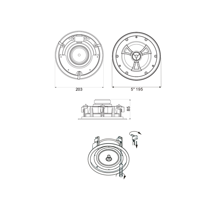 CSL 630 Dimensions