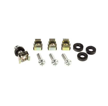 Panneau percé 19" 1 U pour 8 embases XLR ou speakon plastique et 8 embases Jack 6,35 mm