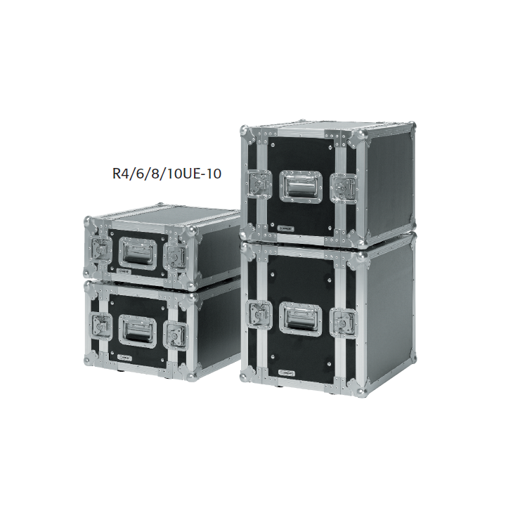 Flight case 19" standard de 4U à 10U