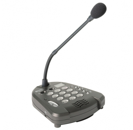 Pupitre microphone amplifié