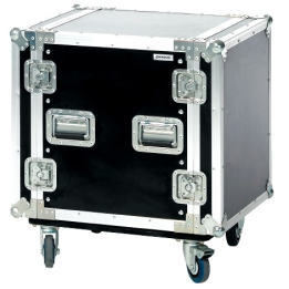 Flight case 19" à roulettes de 12U à 20U