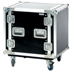Flight case 19" à roulettes de 12U à 20U