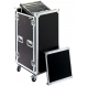 Flight case 19" à roulettes de 12U à 20U