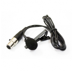 Unidirectional tie microphone for transmitter housing PT-10