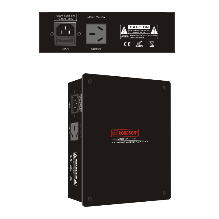 Adaptateur réseau IP avec ampli 120 W