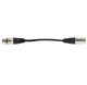 Pied de micro avec perche orientable et télescopique en acier chromé, hauteur réglable de 100 à 170 cm, filetage 3/8” / 5/8”
