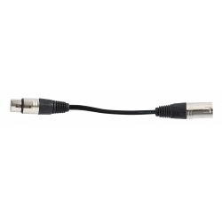 Connection cable - XLR 3P MALE / XLR 3P FEMALE - 3 m