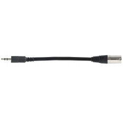 Cavo di collegamento - MINI JACK 3,5 MASCHIO/ XLR 3P FEMMINA - 3 m