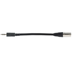 Connection cable - MINI JACK 3.5 MALE / XLR 3P MALE - 3 m