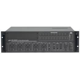 Ampli-préampli 6 entrées, 600 W RMS, Phantom, 20 zones, 19"3U