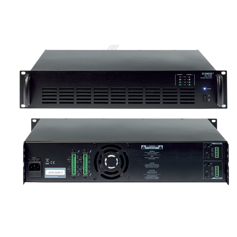 Amplificateur Lanzar VIBE2102N 2 Canaux - 6000W Max, 2x1500W RMS, Contrôle Subwoofer à Distance