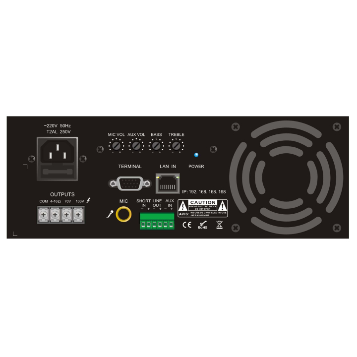 AM 60 IP-WP - face arriere