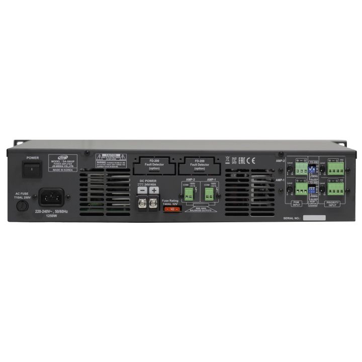 DA-500DP - Amplificateur de puissance - face arriere