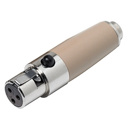 ADP-25/TA3F-AK - Adaptateur mini XLR 3 pôles Femelle / Jack Femelle stéréo 2,5 mm
