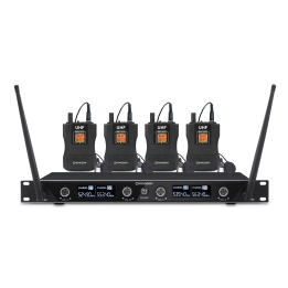 BE-1040/4BP - Ensemble récepteur UHF avec 4 micro cravates