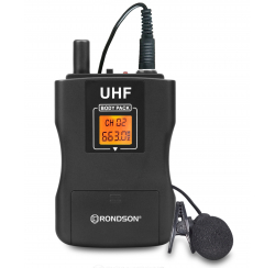 Transmitter housing with lapel microphone compatible with receiver BE-1020