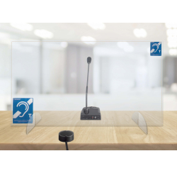 Kit di protezione in plexiglass con microfono e fibbia per i non udenti!
