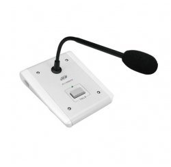 Microphone desk with remote control