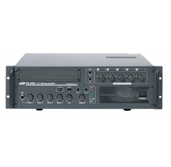 Amplificador preamplificador 120W en 100V de 5 zonas con DC 24V