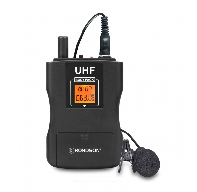 MOMAN Micro HF WMic T1 Microphone Cravate sans Fil UHF Émetteur Récepteur