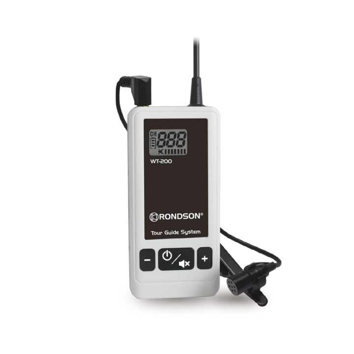 Emetteur micro cravate pour système de visite guidé﻿e WT-200