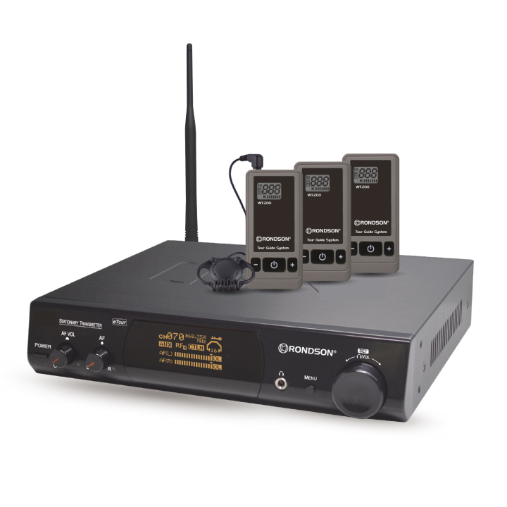 Station émetteur fixe pour système de visite UHF avec 1 récepteur EJ-7R