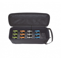 Pack “sistemas de guia” WT-200, maletin cargador de baterias con 1 transmisor y 11 receptores
