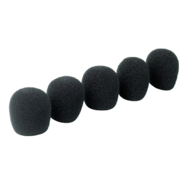 WS 1 - Jeu de 5 protections anti-vent en mousse pour microphones