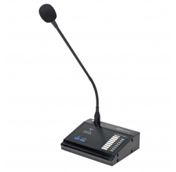 8-zone call microphone panel compatible with the T-8000 matrix