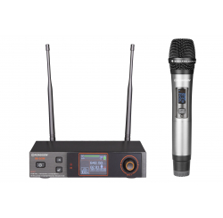 TRUE DIVERSITY UHF set with handheld microphone