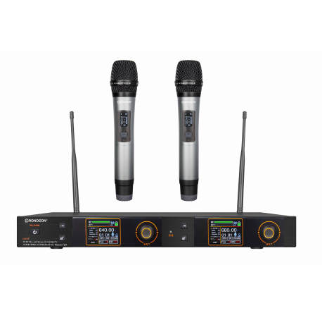 BE-5038/2H-83 - système micro HF avec 2 micros mains - nouvelle version