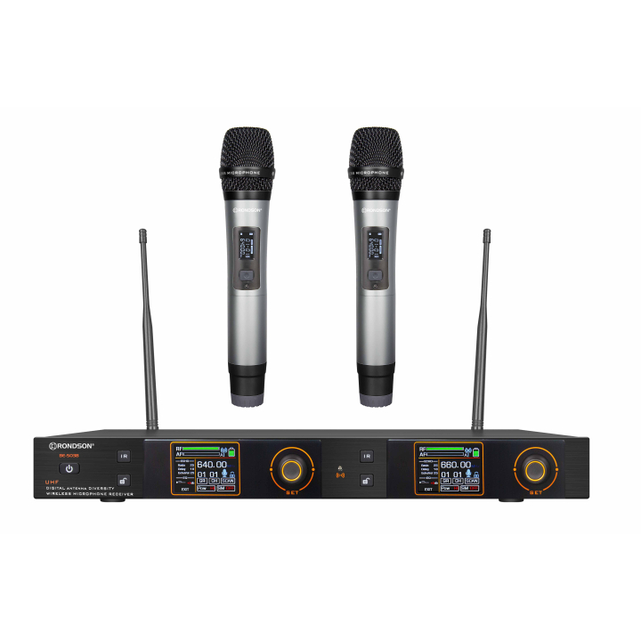BE-5038/2H-83 - système micro HF avec 2 micros mains - nouvelle version