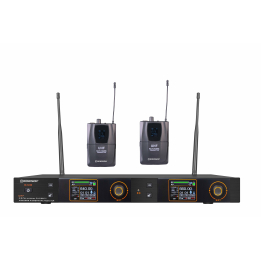 Ensemble double avec 2 micros cravate