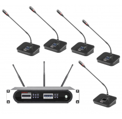 Sistema di conferenza wireless WDR69 - Pacchetto completo