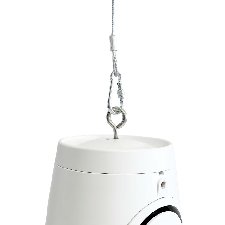 JS-BSS50 fixation enceinte cable acier et mousqueton