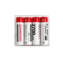 Pack de 4 accus rechargeables NiMH 1.2V-2700mAh