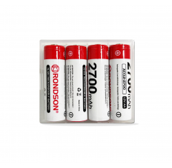 Pack de 4 accus rechargeables NiMH 1.2V-2700mAh