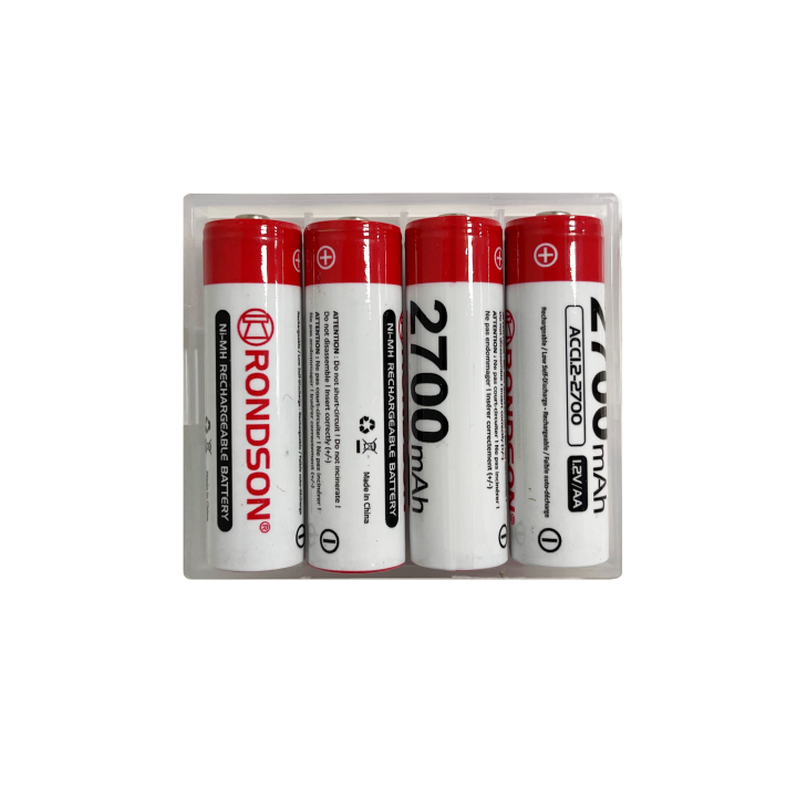 ACC1.2-2700-50 Pack de 50 accus rechargeables NiMH 1.2V-2700mAh