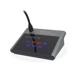 Microphone paging desk for preamplifier MX-804