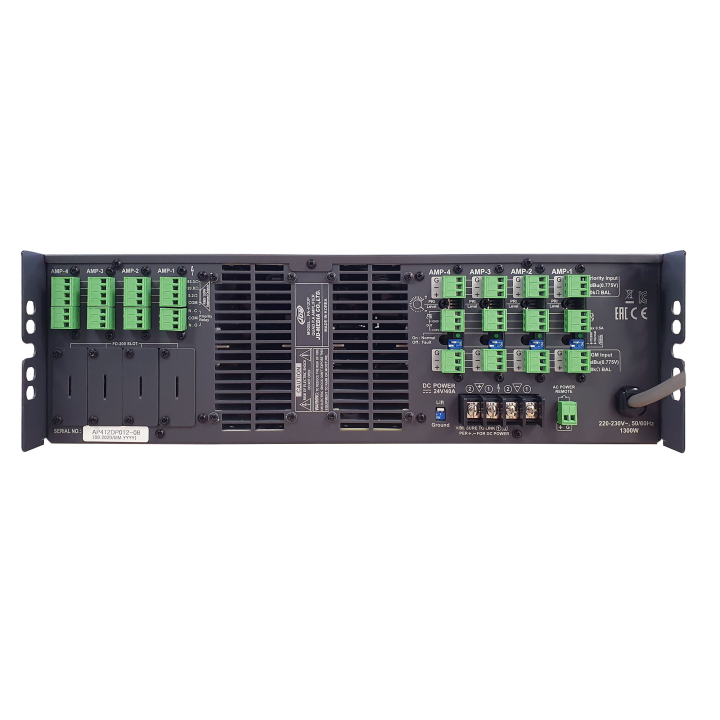 PA 412 DP connectique et branchements