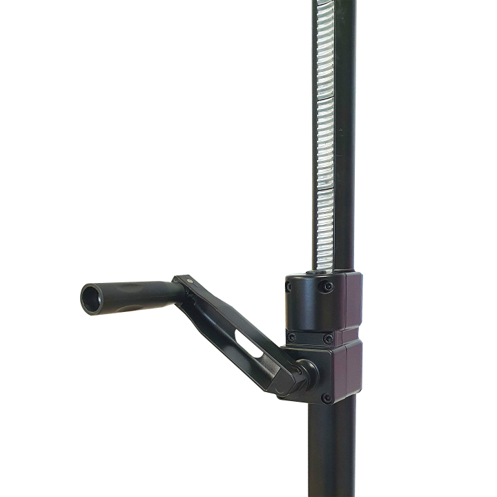Folding telescopic speaker stand black