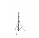 Folding telescopic speaker stand black