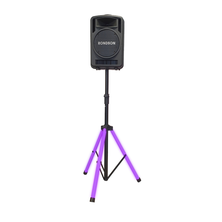 Support d'enceinte LED couleurs