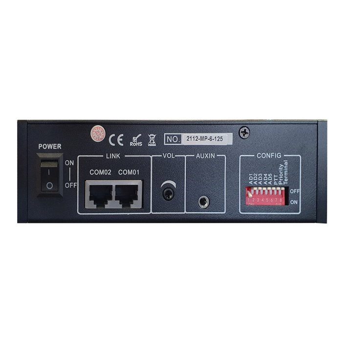 Microphone console for the AME-120 amplifier series...