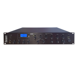 120W 6-Zone Preamplifier Amp with Tuner, USB and Bluetooth audio sources