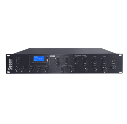 Ampli préamplificateur 6 Zones avec sources audio Tuner, USB et Bluetooth