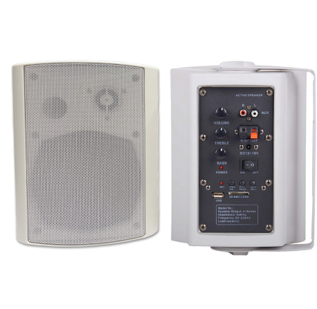 B-10AB - enceinte murale active et passive 2 x 20 w